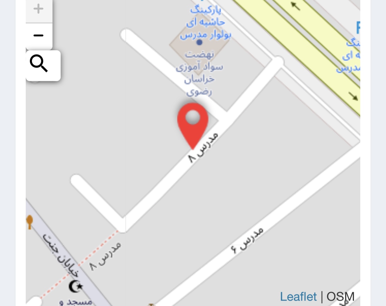 لوکیشن دفتر وکیل منصوره داوری